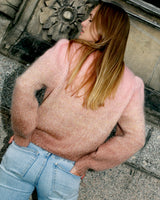 allrich kate sweater sandalwood dégradé de couleur back view