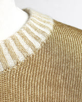 pull encolure detail ecru or