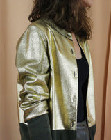 Lux Gold Cardigan Khaki